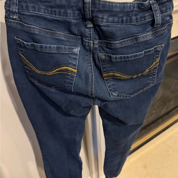 SO juniors skinny jeans, blue, size 3 - Picture 3 of 9